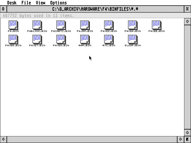 F4 Monitor atari screenshot